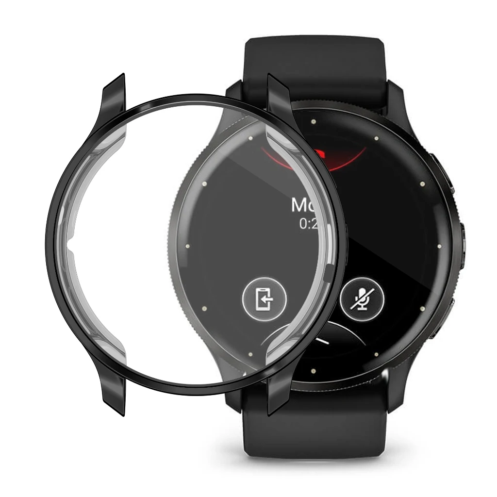 เคสTPUสําหรับGarmin Venu 3/3Sนุ่มElectroplatingนาฬิกาป้องกันหน้าจอกรอบคลุมทั้งหมด