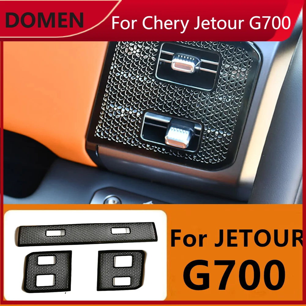 

Central Control Dashboard Left Right Air Vents Air Conditioning Dust Blockage Prevention Cover For CHERY JETOUR G700 2025 2026