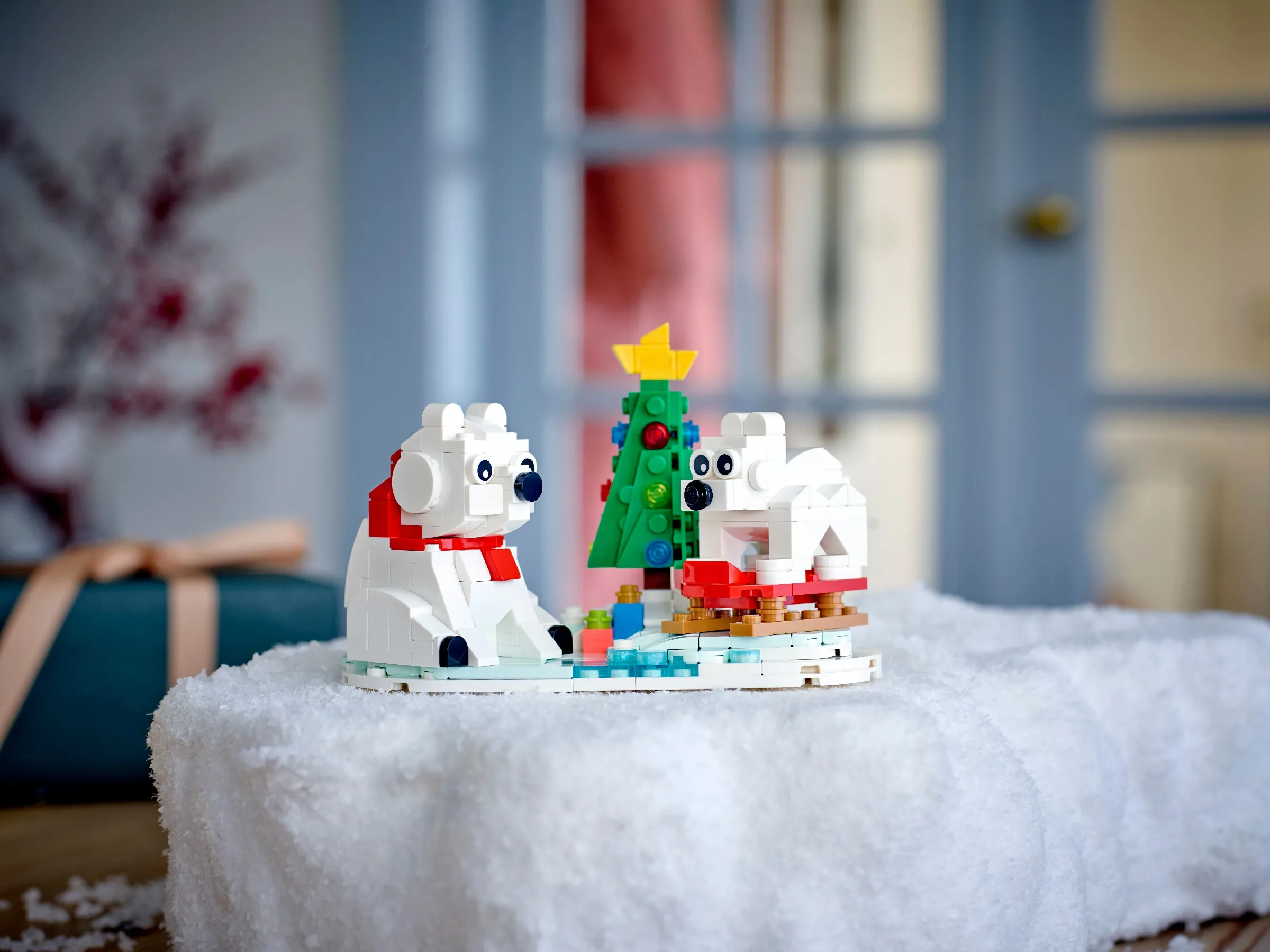 LEGO Wintertime Polar Bears Children Building Blocks Toys for Children\'s Kids Birthday Christmas New Year Gift 40571