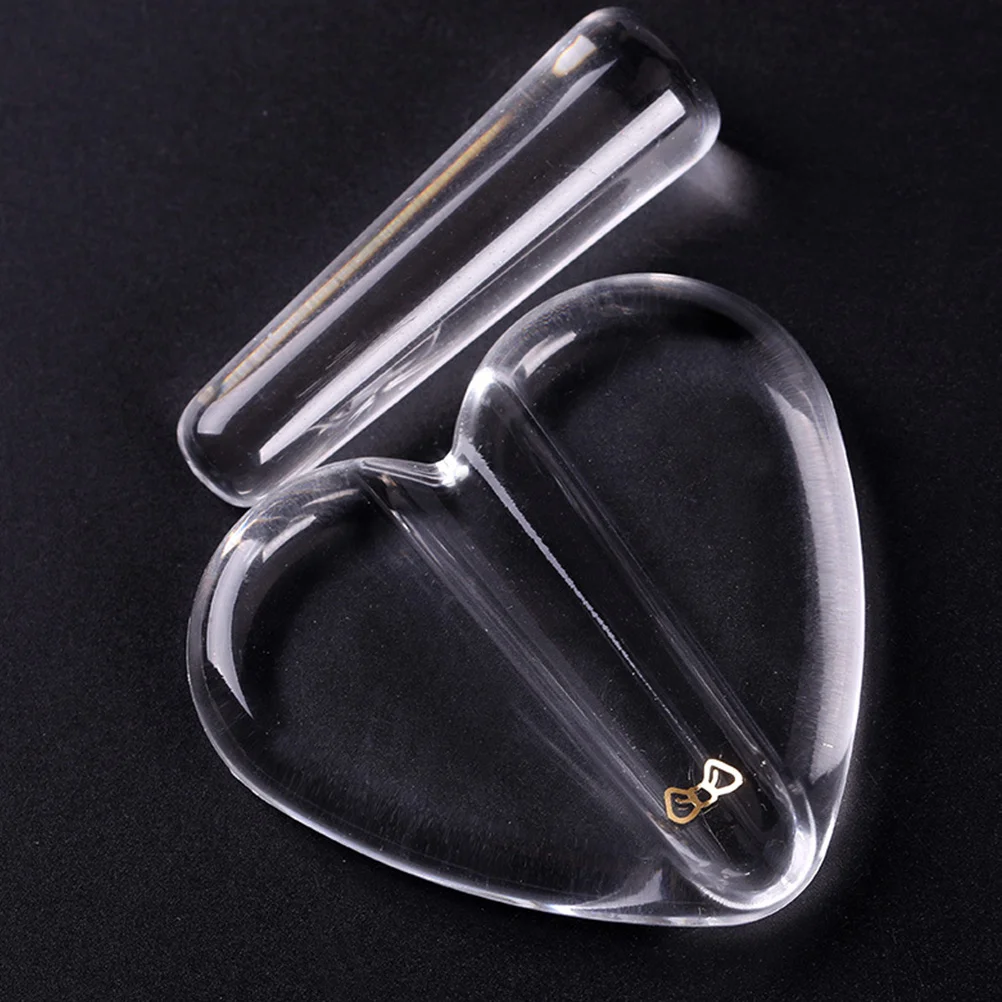 Molde en relieve en forma de corazón, marco transparente, doblado de piezas de cobre, herramienta para decoración de uñas, barra radian para elegancia y uñas especiales