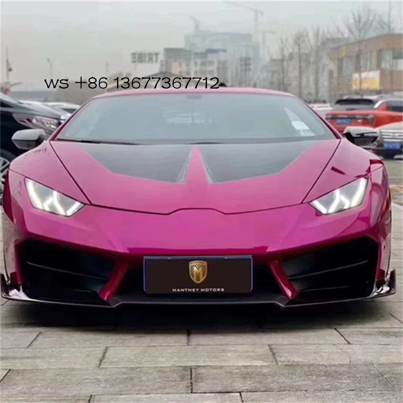 

V STYLE FULL CARBON FIBER ENGINE HOOD 2014-2018 LAMBO HURACAN LP610-4 LP580