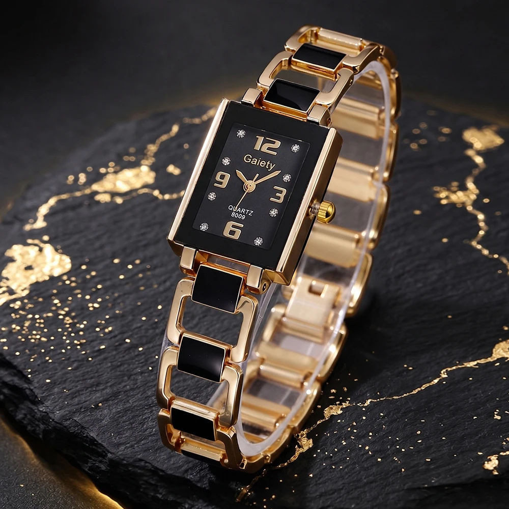 1Pcs Unisex Jewelry Watch Women's Wristwatch Gold Fashion Business Elegant Classic Exquisite Retro Bracelet Y2K Party Gathering Daily Wear Birthday Holiday Gift Travel Vacation Music Festival Perfect Gift Present