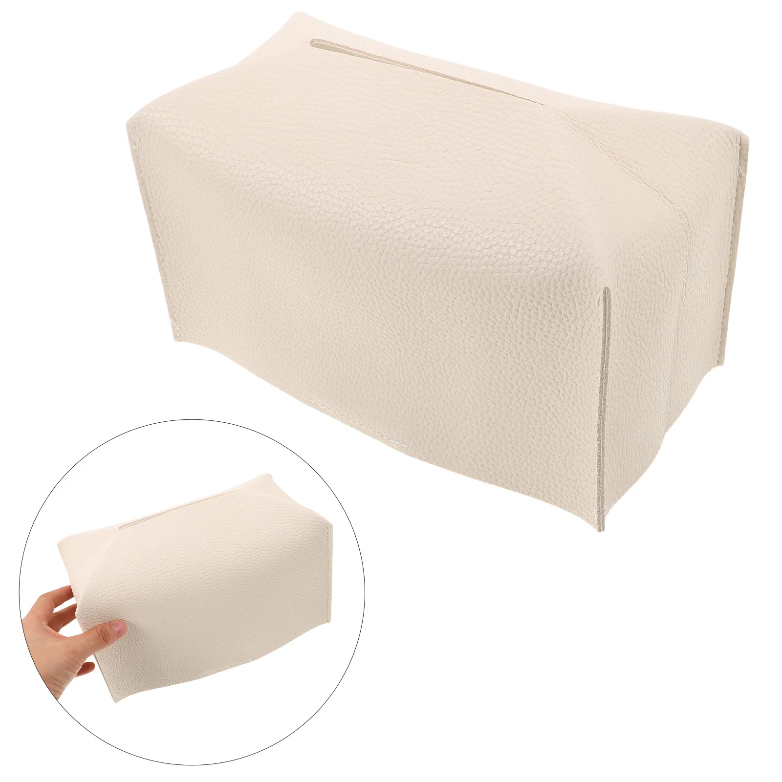 

Водонепроницаемая декоративная коробка для салфеток большой вместимости для ванной, туалетного столика, офисного стола, автомобиля, прикроватной тумбочки