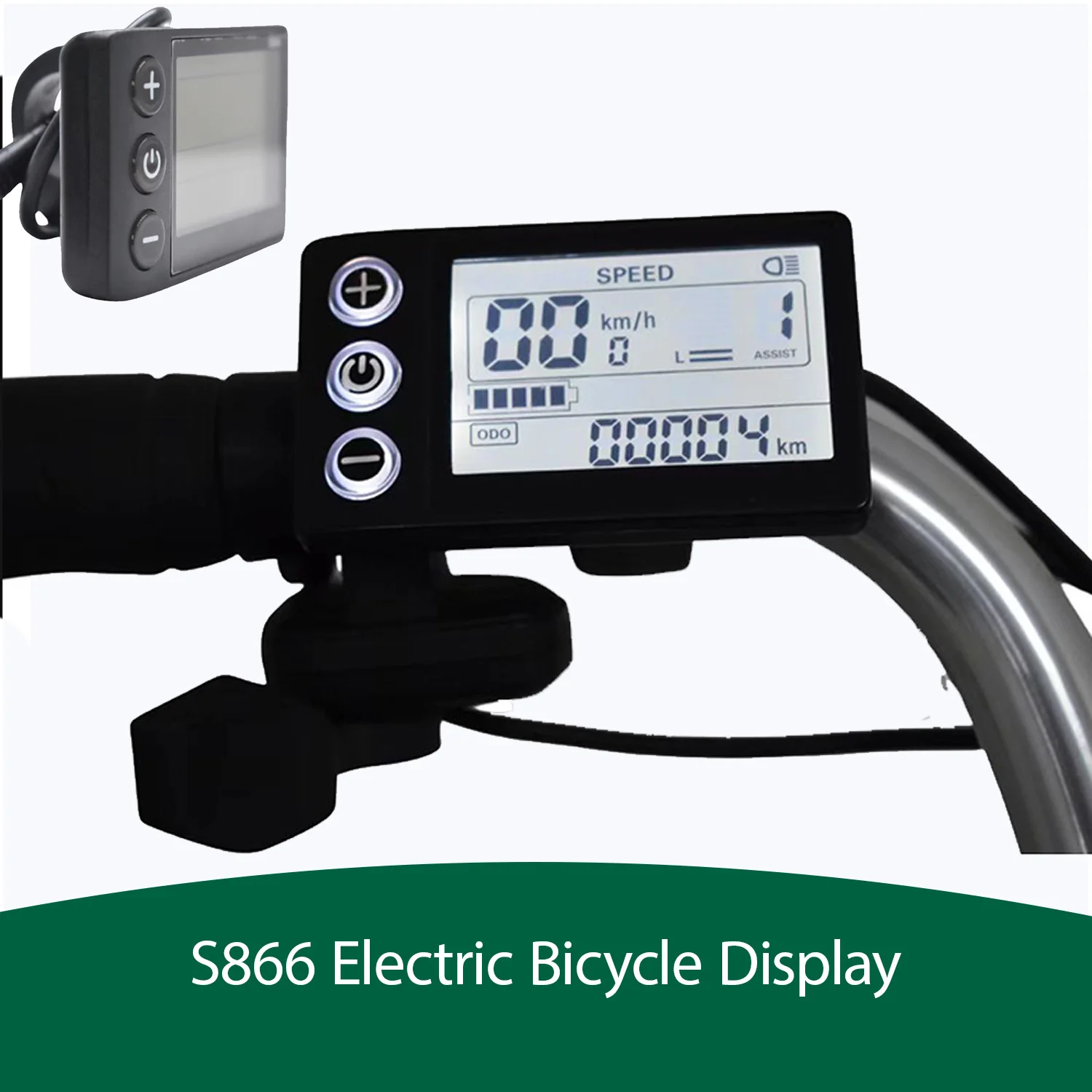 

S866 UART 2 Electric Bicycle Display Waterproof Digital Cable Ebike Smart Bike Computer Bicycle Speedometer Waterproof Road Mtb