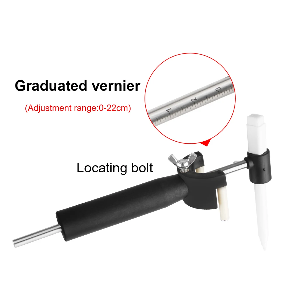 Portable and Durable Wheel eyebrow parallel marking device Paint Marking 0-22cm Adjustable Automotive Sheet Metal Repair Tool