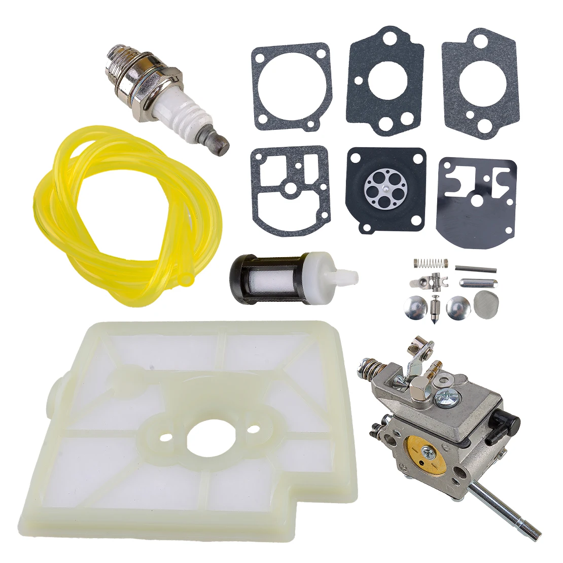 Imagem -03 - Carburador Filtro de ar Juntas de Faísca Kits de Linha Apto para Stihl Fs160 Fs180 Fs220 Fs280 Fs290 Aparador Zama C1551 C1s-s3d Conjunto