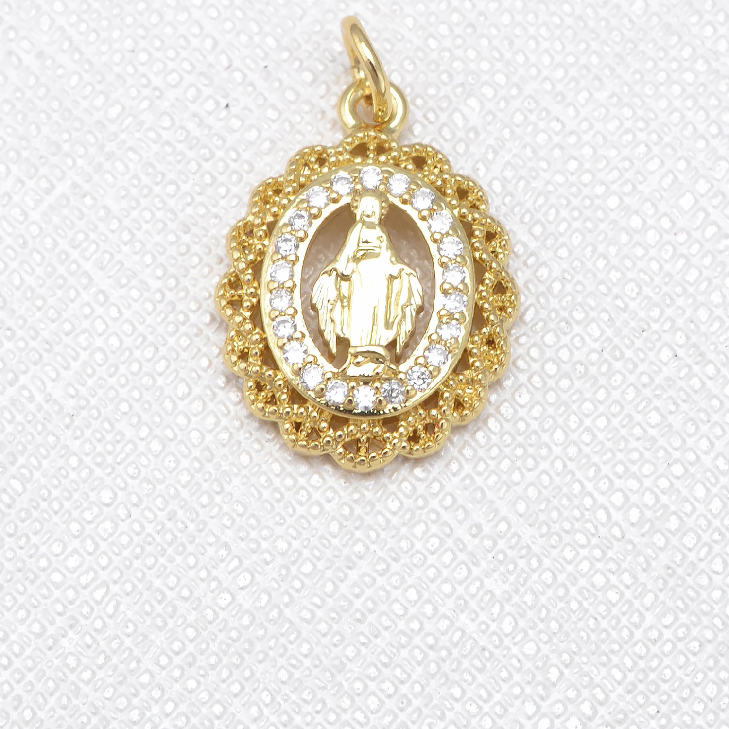 Sacred Jesus Virgin Mary Religious Charms DIY Jewelry Making Materials for Necklace Earrings Pendant Fittings Accessory 6 Pieces