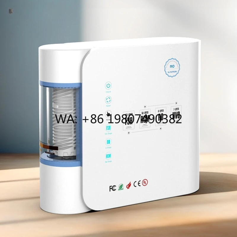 1000GPD Tankless RO Purifier,7 Stage Filtration,Smart Panel Design,Filter Life Reminder,FCC Certified Office Water Solution