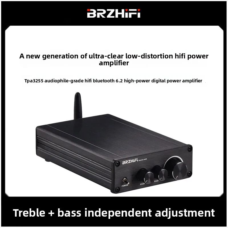 

Tpa3255 audiophile grade hifi bluetooth 6.2 digital power amplifier complete machine 300w+300w ldac