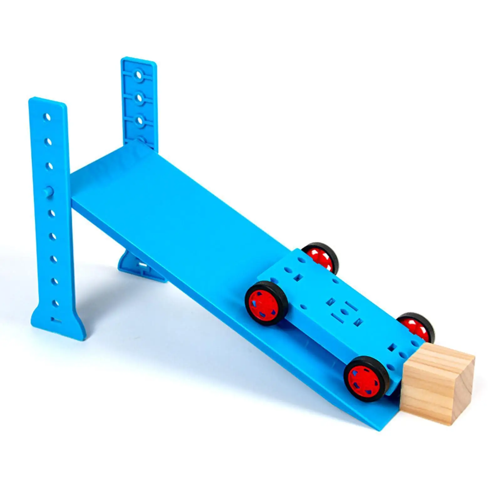 Inertia Motion Slope Impact Experiment Model Adjustable Incline Science Toy for Kids STEAM Education Creative Thinking Tool