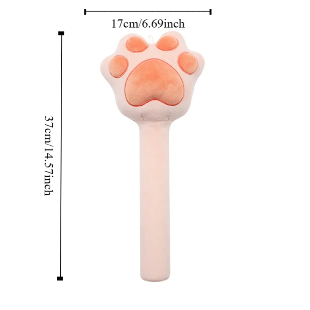 Kat Klauwen Massage Hamer Stok Kras Een Jeuk Pluche Raken Hamer Stok Handbediende Verminder Vermoeidheid Klop Massage Tool Schouder