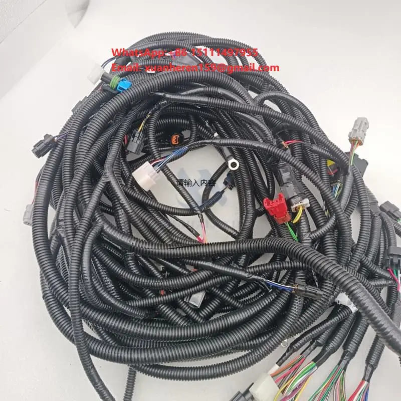 Construction Machinery Parts K1001374G Wire Harness for Engine Spare Parts Wiring Harness