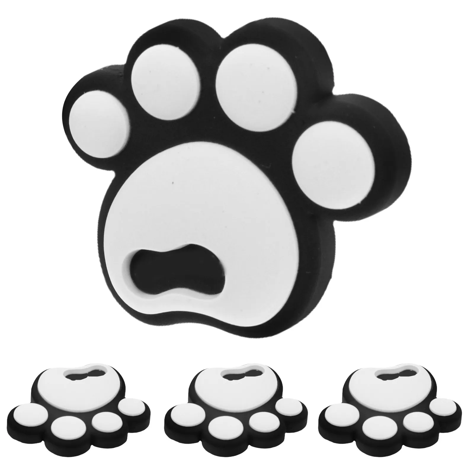 

4Pcs Snowboard Anti-Slip Stickers Grip Pads for Skiing Snowboarding Outdoor Sports Nonslip Deck Protection Cute Animal Paw