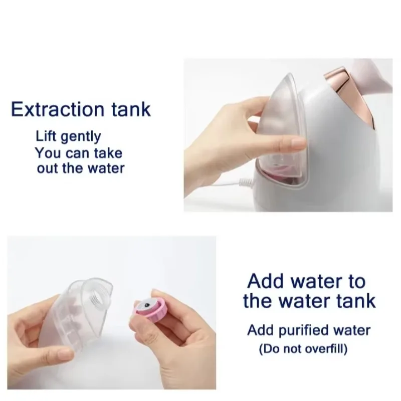 Wholesale Mist Spray Vaporizer Home Sauna Spa 3-In-1 Nano Ionic Facial Steamer