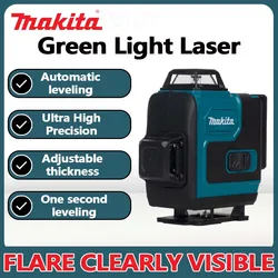 Makita lithium level battery ricaricabile multi-line laser strong light vertical line