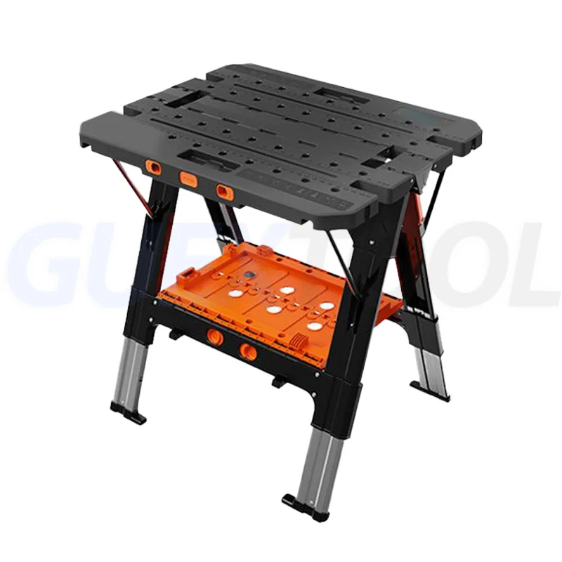 Portable Foldable Workbench, Movable Saw Table, DIY Multifunctional Portable Tool Push Table, Saw Operation Table