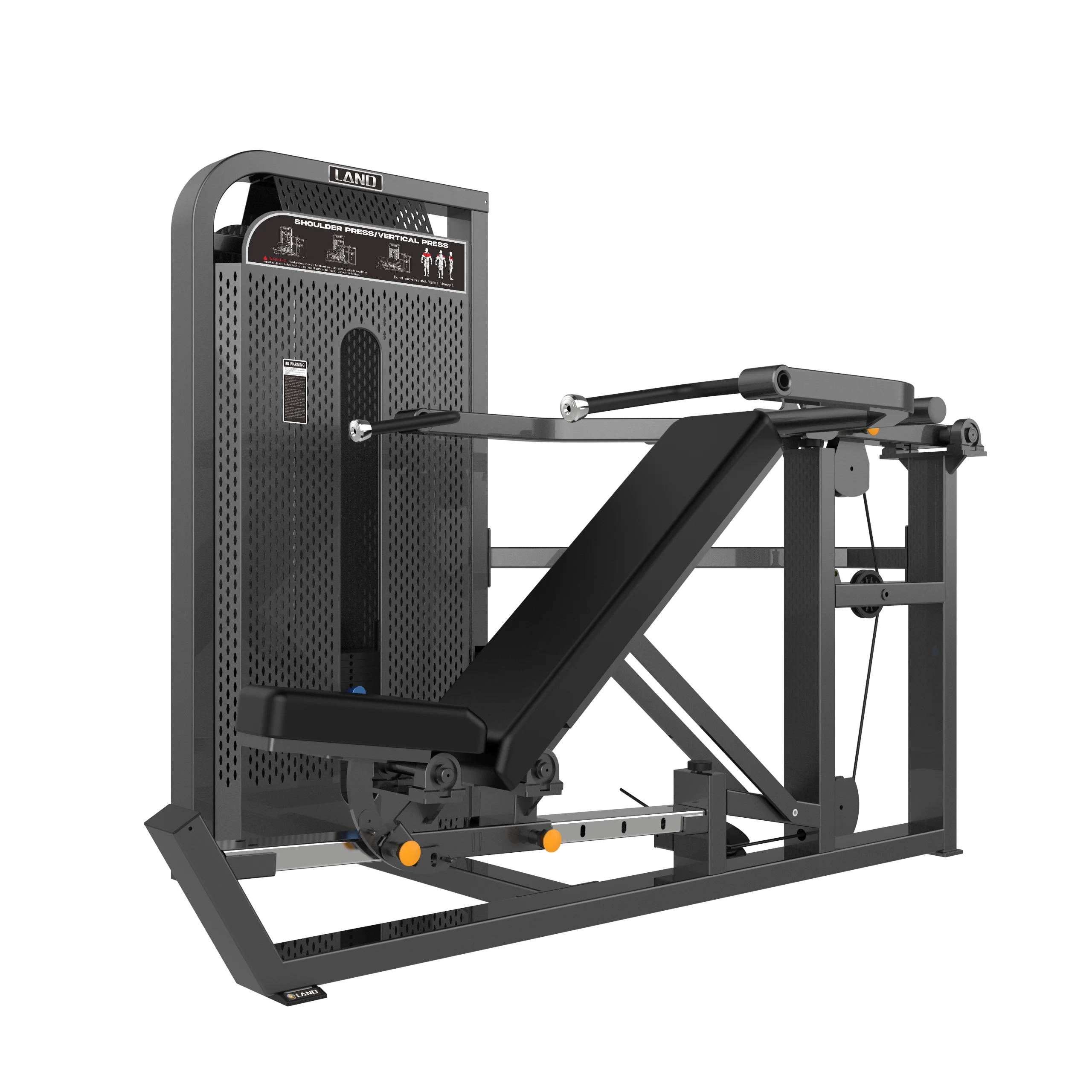 

LAND Pin Loaded Shoulder Exercise Commercial Indoor Seat Chest Shoulder Press Machine DS-88A