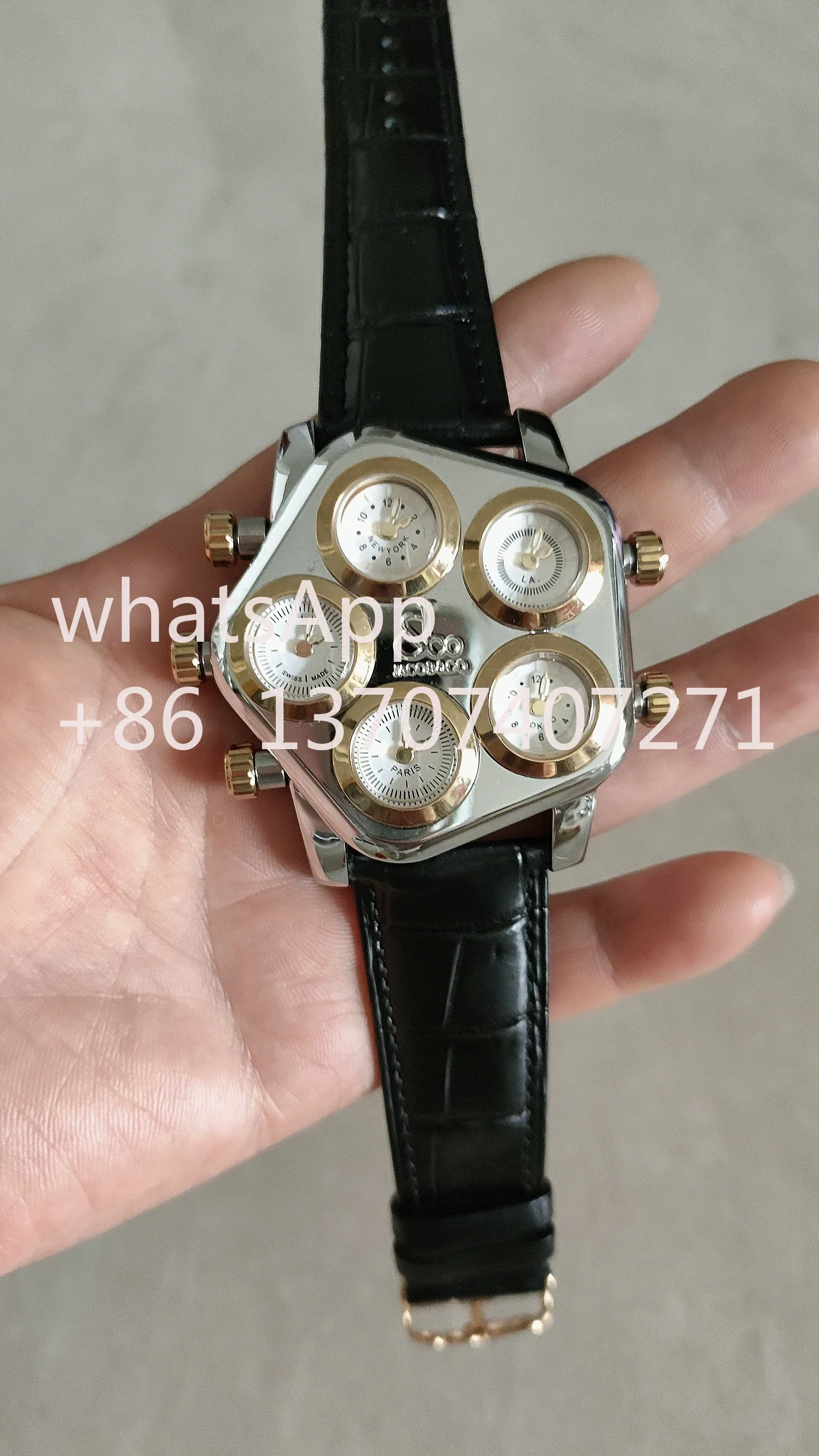 Czech Leopard Boys and Girls Market Full of Stars Shi Ying Belt Watch