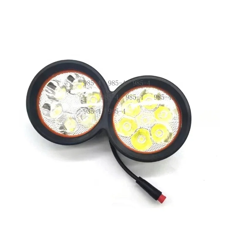 10 Inch Front LED Headlight Replacement Accessory for Electric Scooter