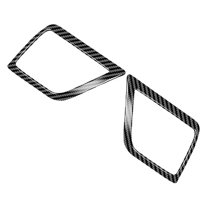 

M93K-Car Carbon Fiber Rear Door Inner Speaker Audio Horn Ring Cover Trim Door Horn Trim Ring For Toyota Alphard 2015-2020