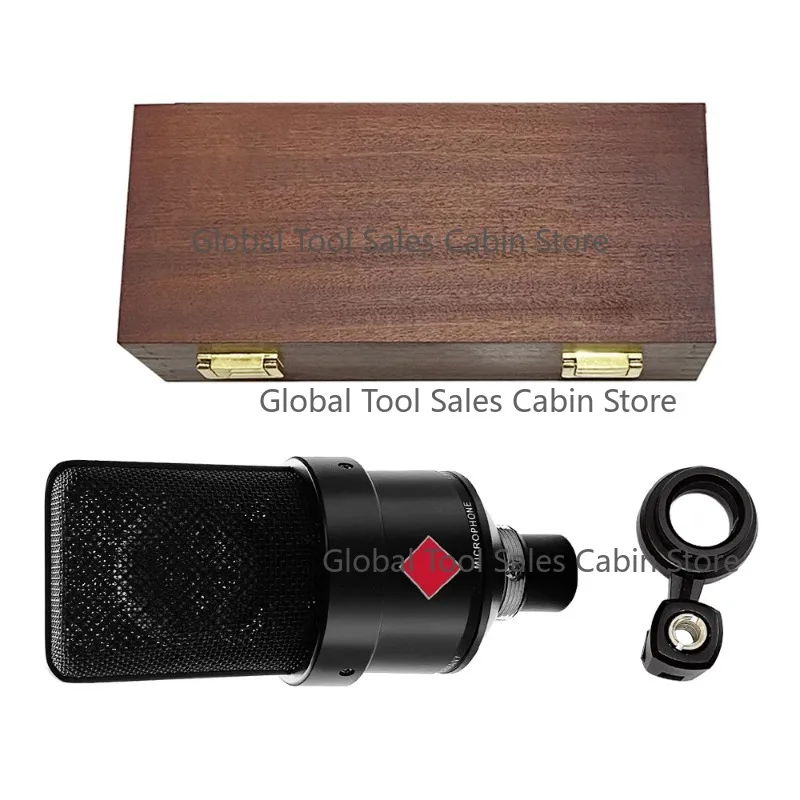 Microphone à condensateur à grande membrane TLM 103 (nickel) avec boîte
