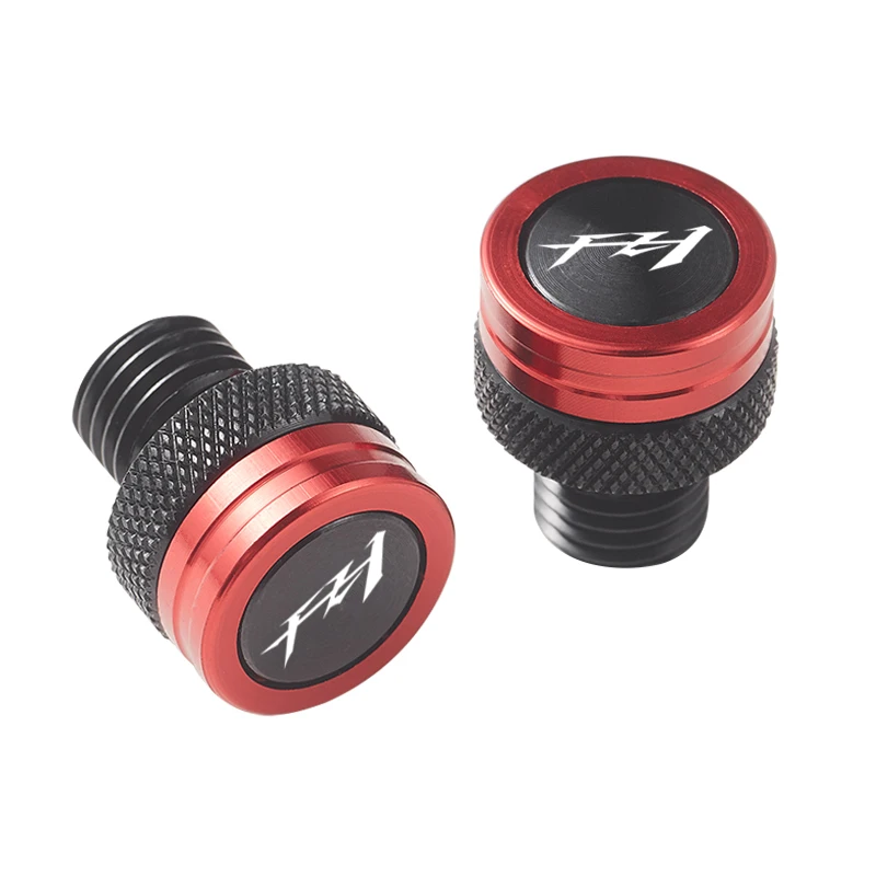 Tornillos de aluminio M10 x 1,25 para motocicleta, pernos, tapones para agujeros de espejo, tapa para YAMAHA FZ1 FZ1N FZ1S FZ 1N 1 FZ-1N FZ-1S Fazer, accesorios