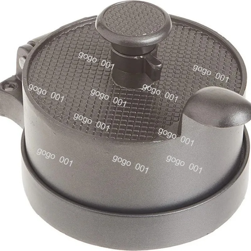 

Adjustable Burger Press Maker - Aluminum Alloy Manual Patty Forming Machine for Homemade Beef Chicken Veggie Patties