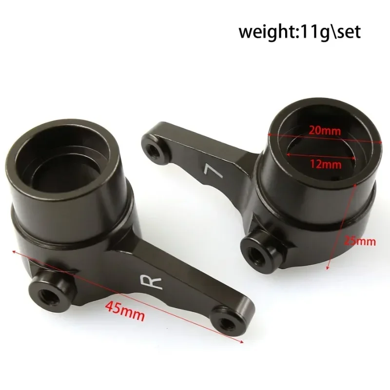 Aluminum 1/8 RC Car Kyosho-Mad Crusher Mad-Force FOXX-USA-1 Steering Cup Upgrade Part