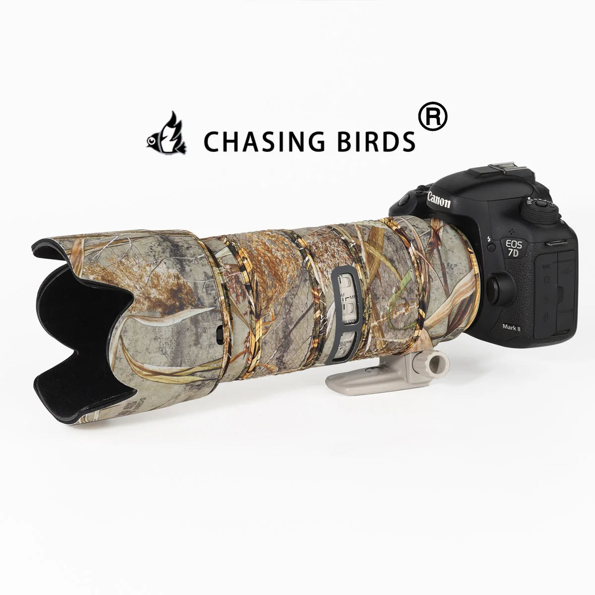 CHASING BIRDS Lens Camouflage Coat for CANON EF 70-200mm F2.8 L IS II III USM Waterproof and Rainproof Lens Protective Cover