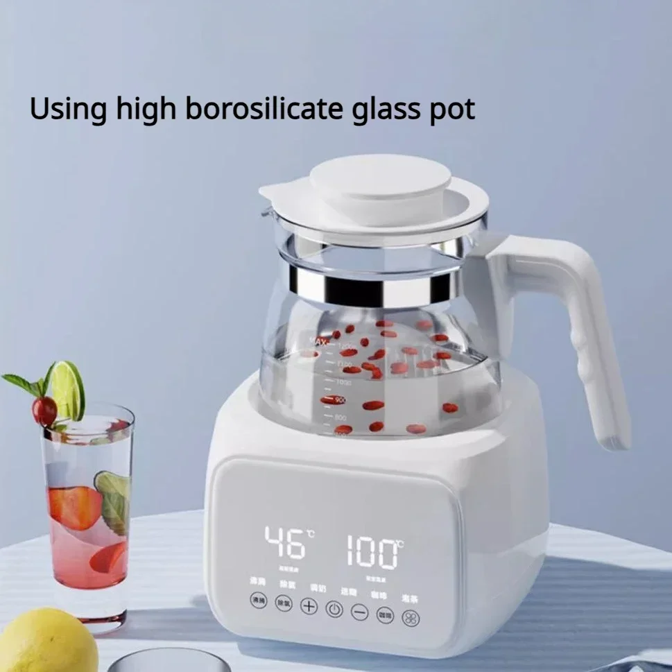 Baby constant temperature milk regulator glass electric kettle intelligent and durable for home use