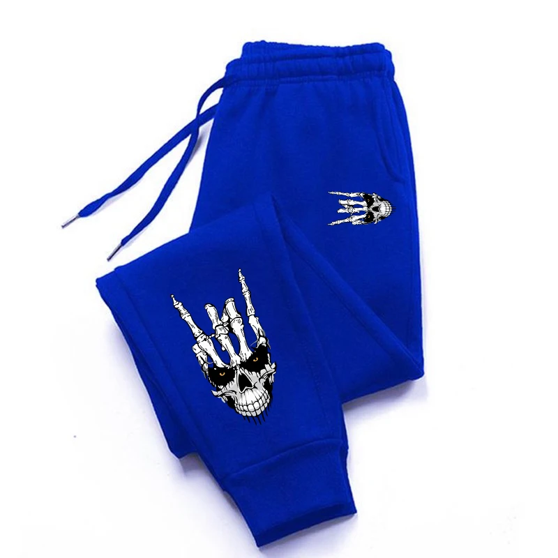 

Love You Gesture Print Casual Versatile Women Pants Fashion Trendy Hip Hop Trousers With Drawstring Pockets Sweatpants Female
