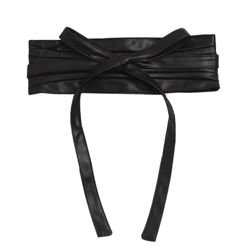 573B Women Fashion Belt PU Leathers Wide Adjustable Comfortable for Any Outfit
