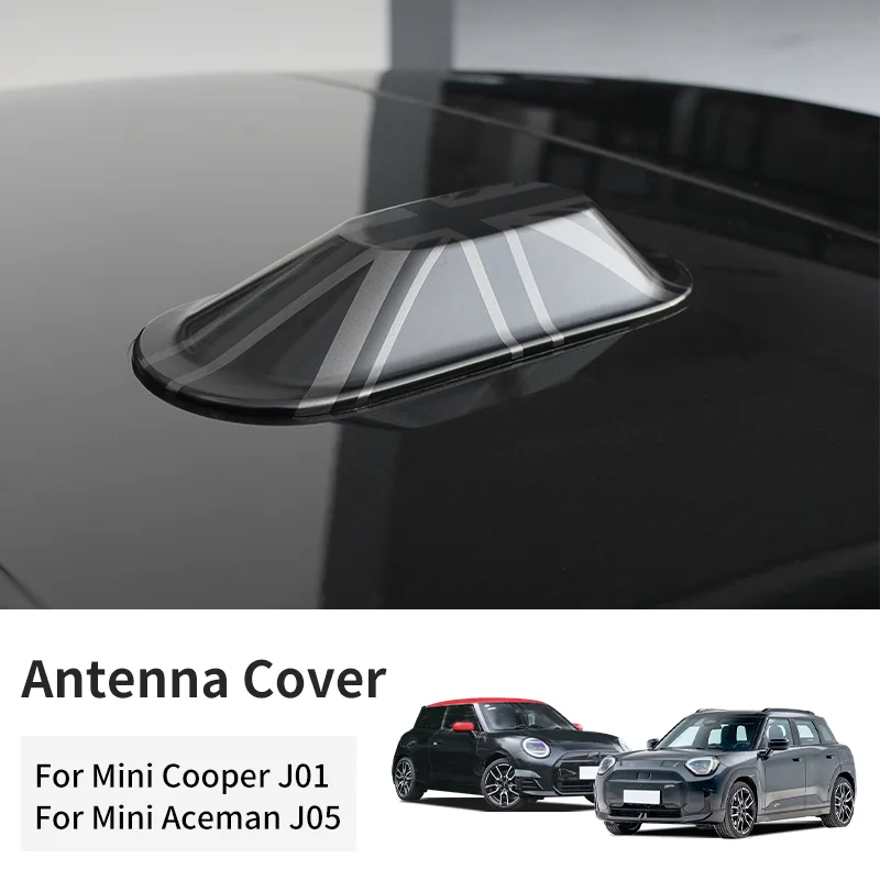 

Car Exterior Trim Antenna Decoration Cover Sticker For MINI Cooper E/SE J01 EV J05 Aceman 2024 2025 Car-Styling Accessories