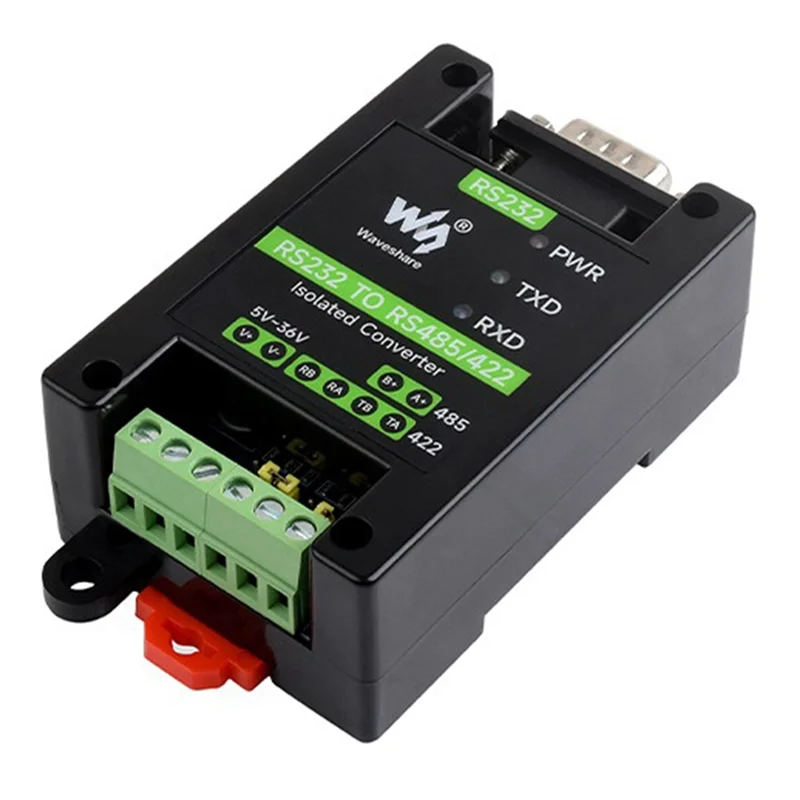 Waveshare Convertitore seriale con interfaccia comoda e pratica multifunzionale isolato digitale attivo da RS232 a RS485/422