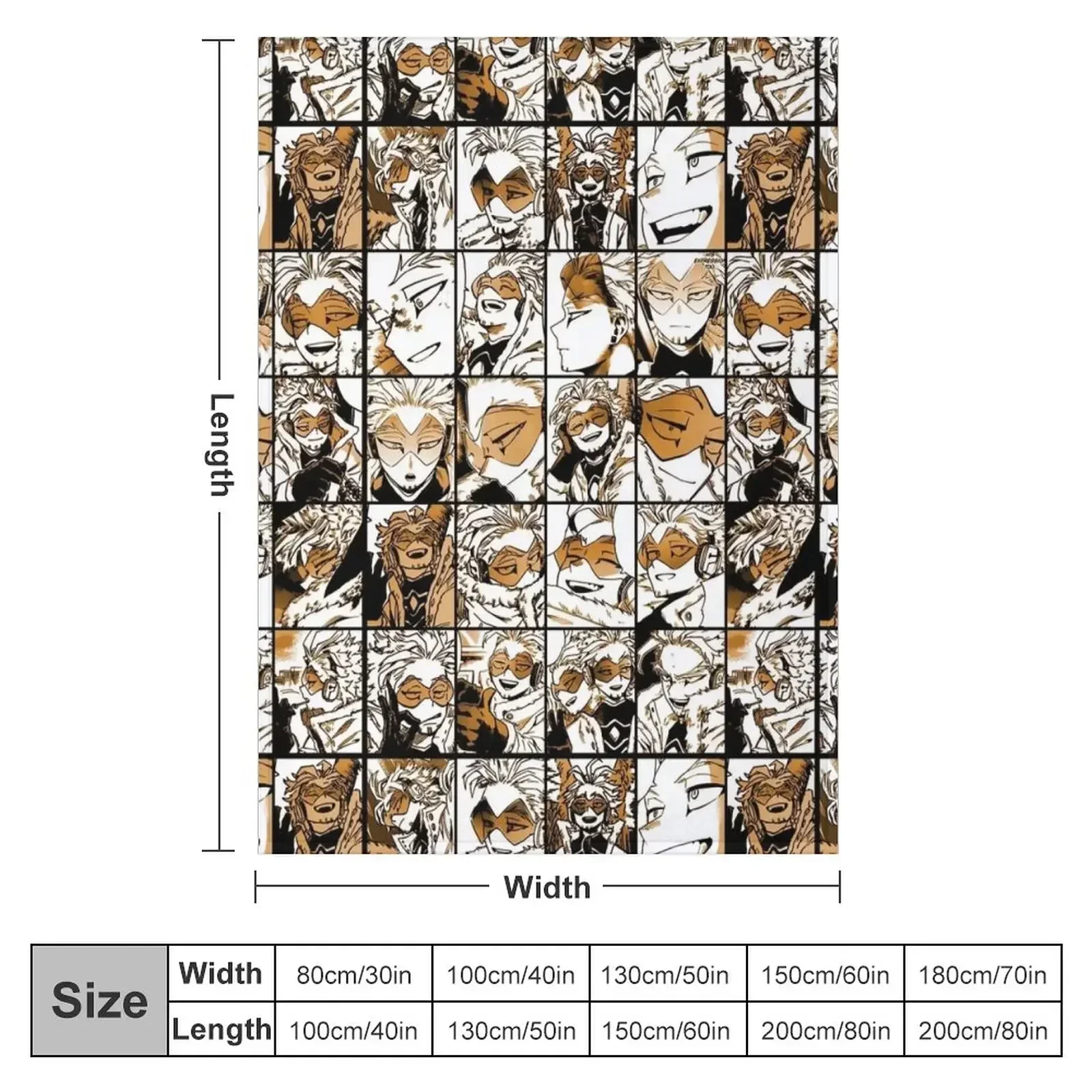 Hawks - manga color version Throw Blanket Outdoor Soft Blanket for Picnic Beach Camping