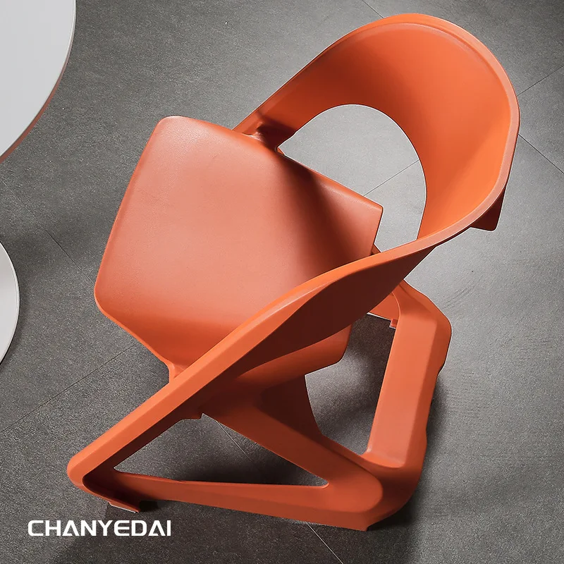 

Joylove Dining Chair Minimalist Light Luxury Designer Study Plastic Chair Ins Nordic Adult White Style Dining Chair Celebrity