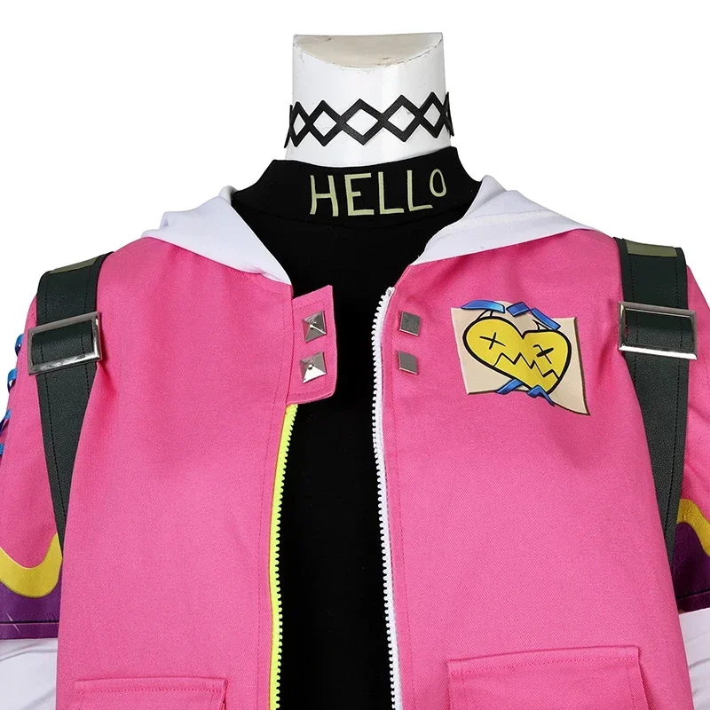 SN66 ROLECOS Clove Cosplay Costume Game Valorant Clove Immortal Cosplay Costume Women Combat Uniform Halloween Party Outfit 2@w$