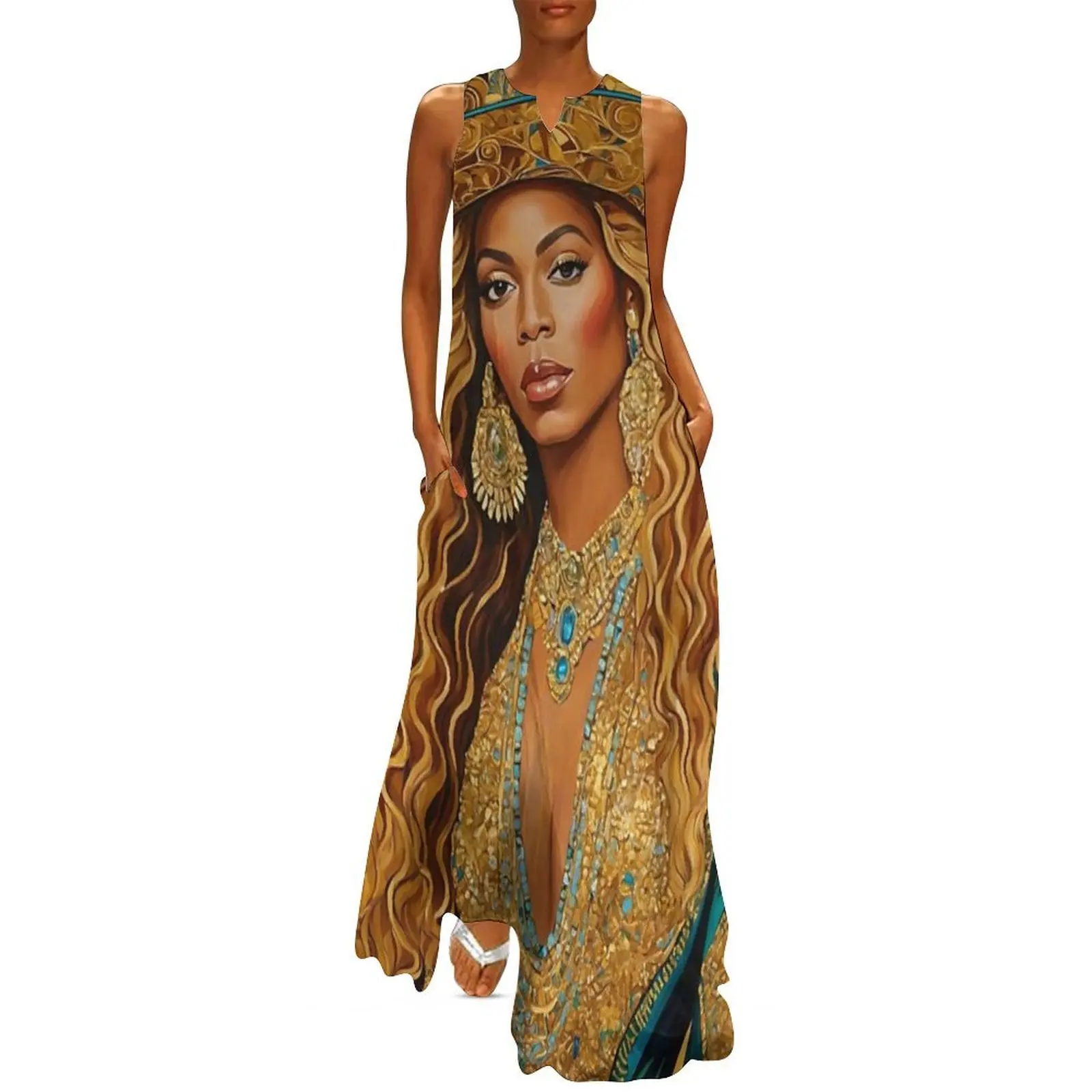 

Ornamental Gold: A Musical Theme Long Dress Bridesmaid dress woman Evening dresses Clothing female wedding dresses for parties