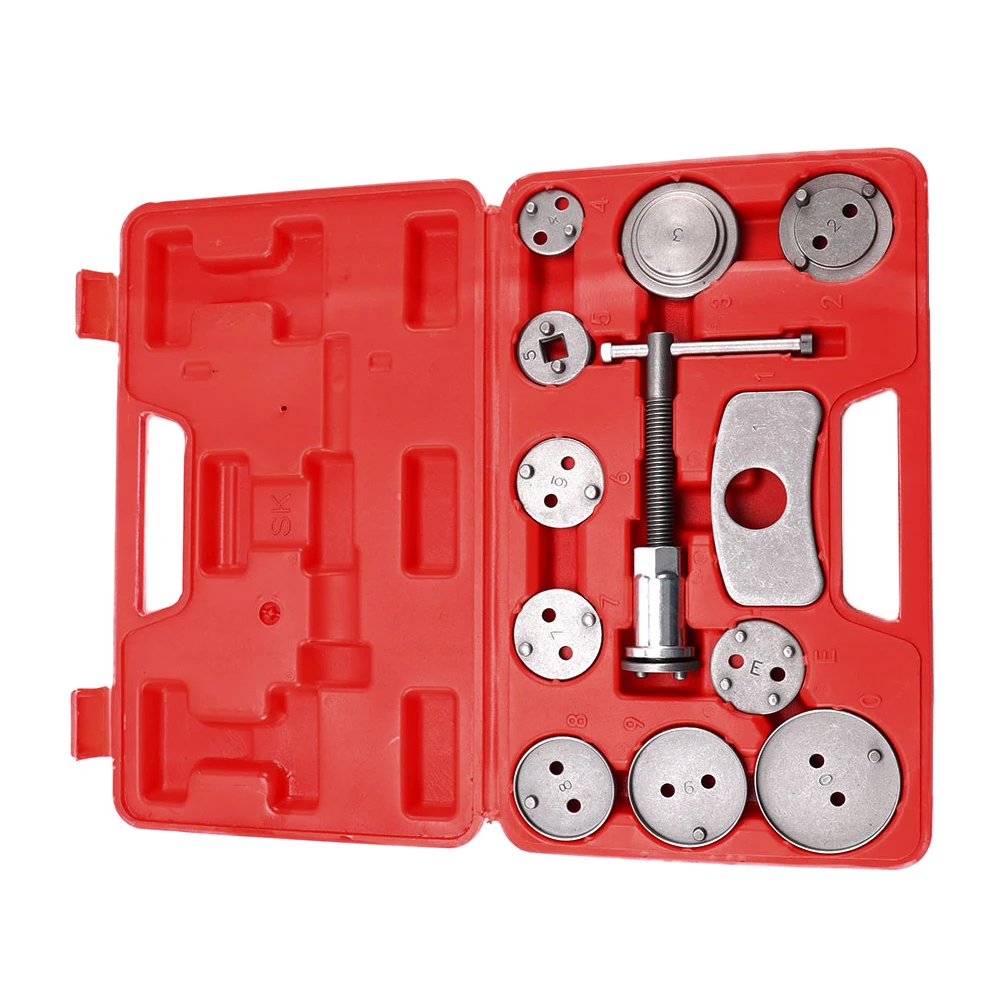 12x Brake Caliper Piston Rewind Wind Back Tool Kit Disc Brake Cylinder Adjustment Car Disc Brake Caliper Piston Compressor Tool