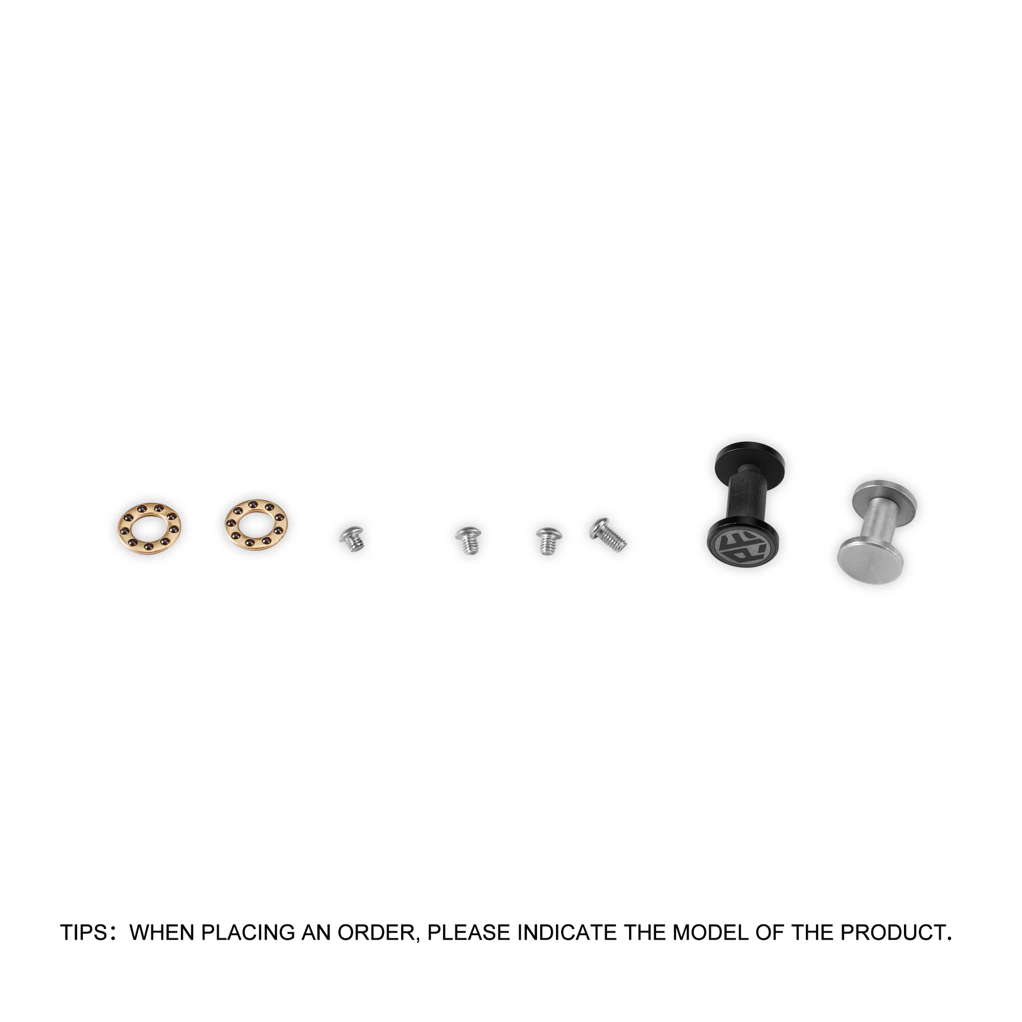 Petrified Fish Tool Parts Ceramic Bearings Screw Clip Pivot