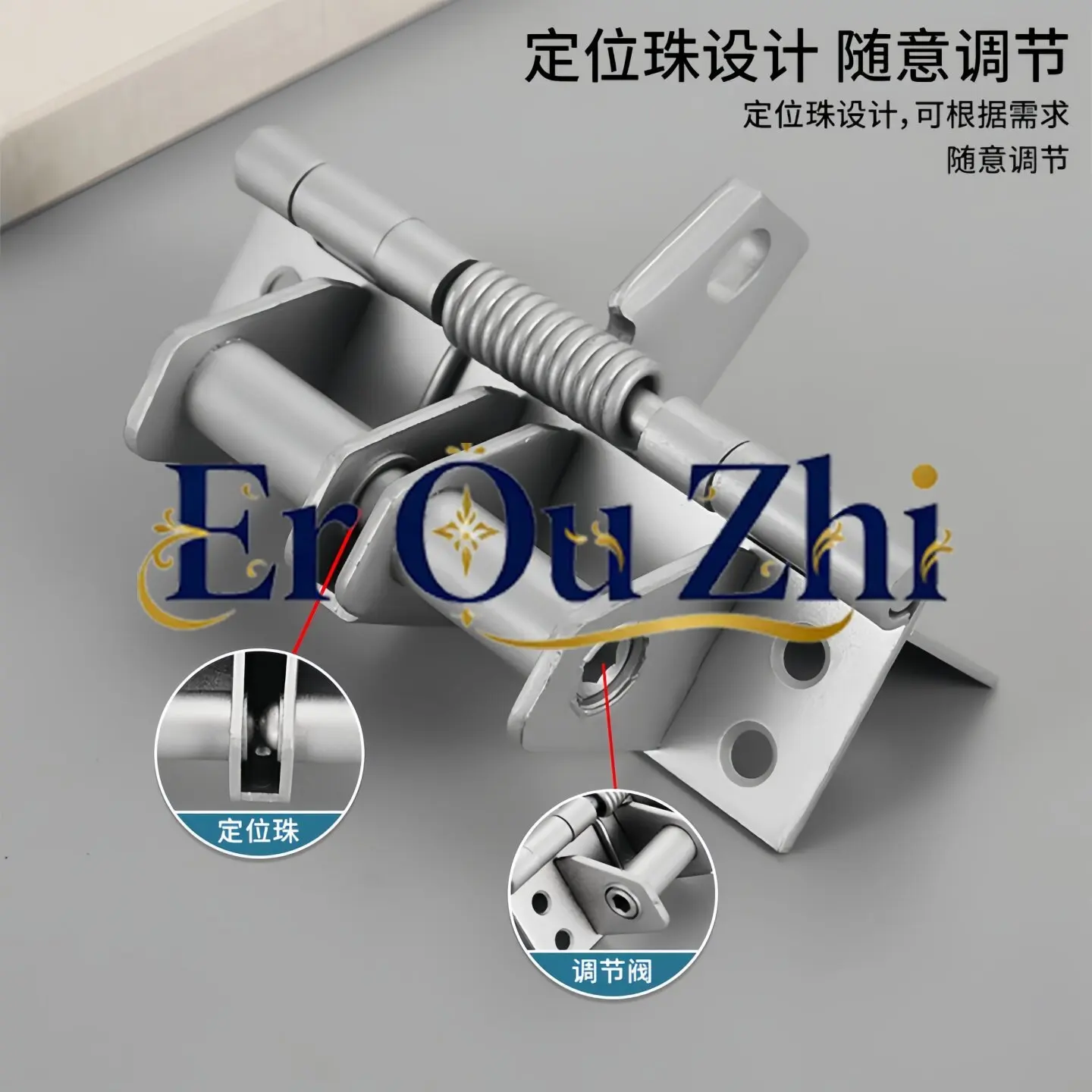 Thickened Wooden Door 90 Degree Positioning Automatic Closing Spring Hinge Door Closer Rebound Hinge