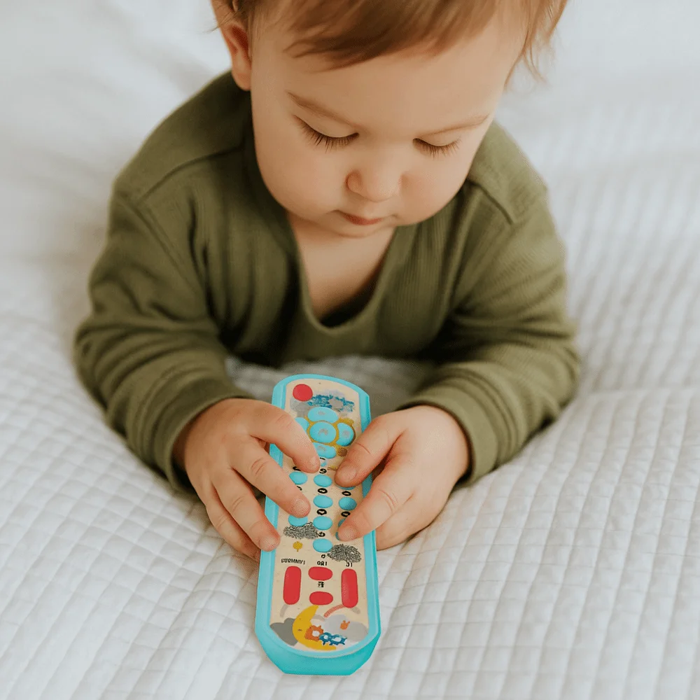 Sound and Light Baby Musical Toys Plastic Interactive Remote Control Toy Sensory Development Three Languages Baby Learning Toy