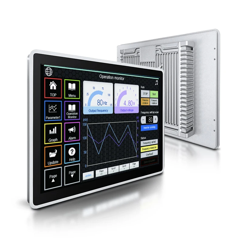 

15,6-дюймовый сенсорный компьютер выигрывает 10, емкостный сенсорный экран, настенный монитор, ЖК-дисплей, промышленный моно-панельный ПК для лазерной машины