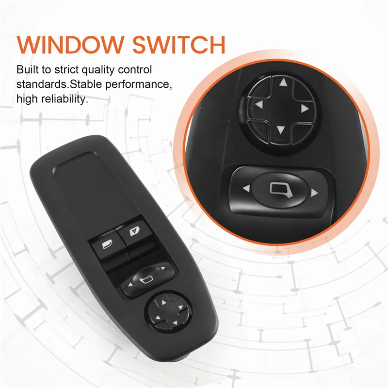 

Car Power Window Switch Door Lifter Switch 96751127ZD For 3008 5008