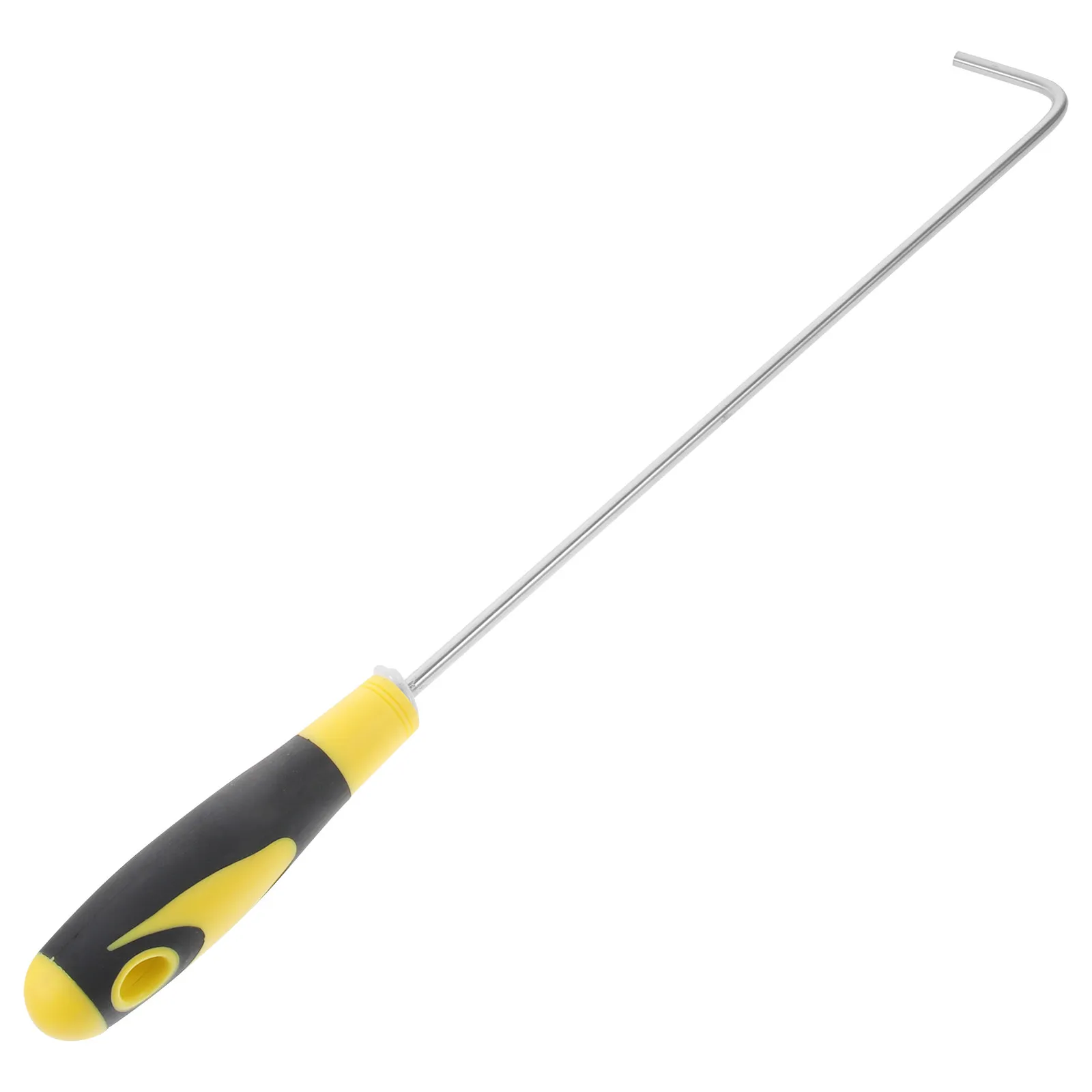 Manhole Cover Hook Roller Shutter Door Pull Hook Stainless Steel Rubber Handle Heavy-Duty Sliding Door Lifting Tool