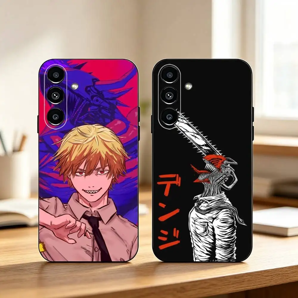 Chainsaw M-Man Denji-I  Phone Case For Samsung Galaxy A73,A72,A71,A70,A53,A52,A51,Others Soft Black Cover Gift
