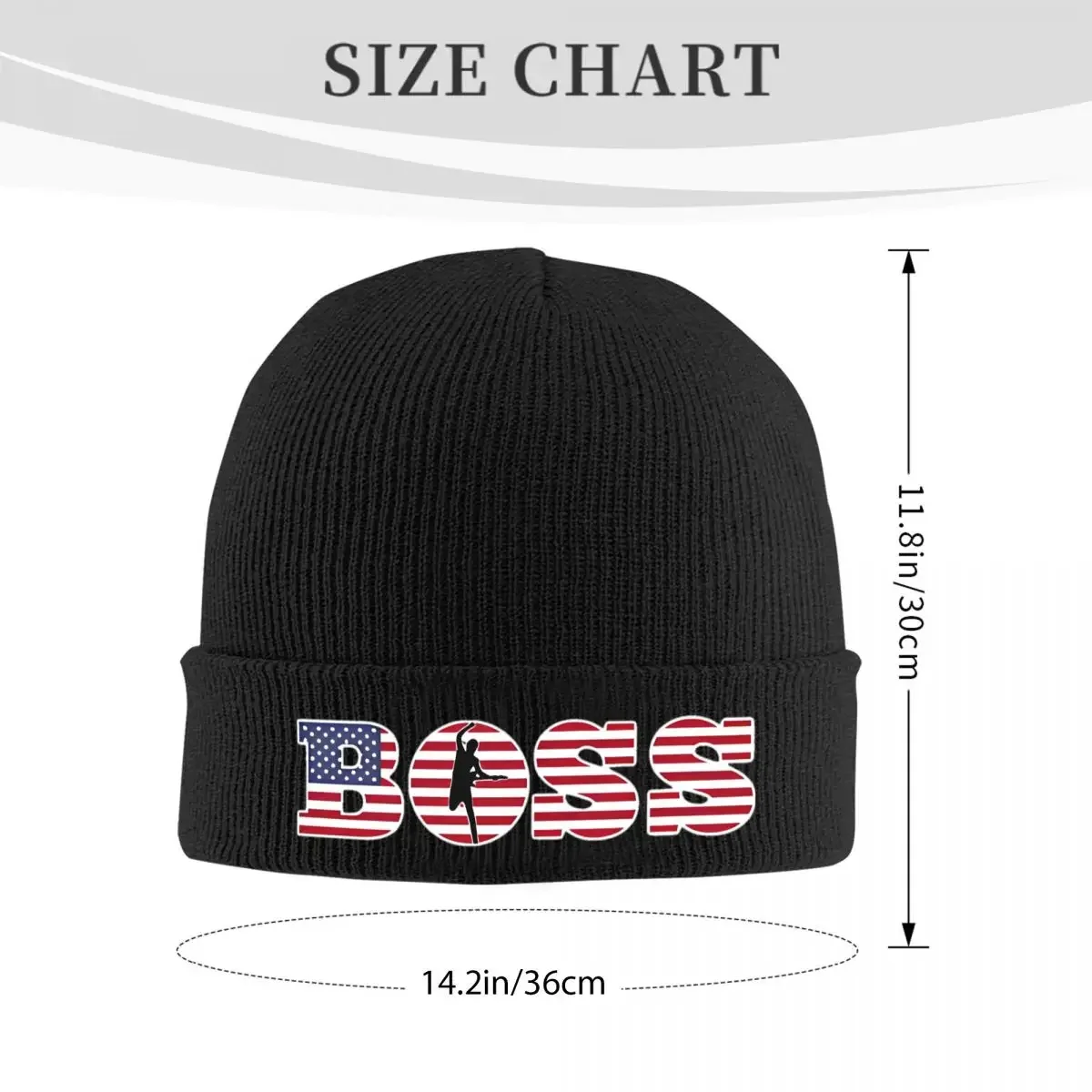 Bruce US Flag Springsteen Knit Hat Beanie Autumn Winter Hat Warm Hip-hop Heartland Rock Caps for Men Women Gift