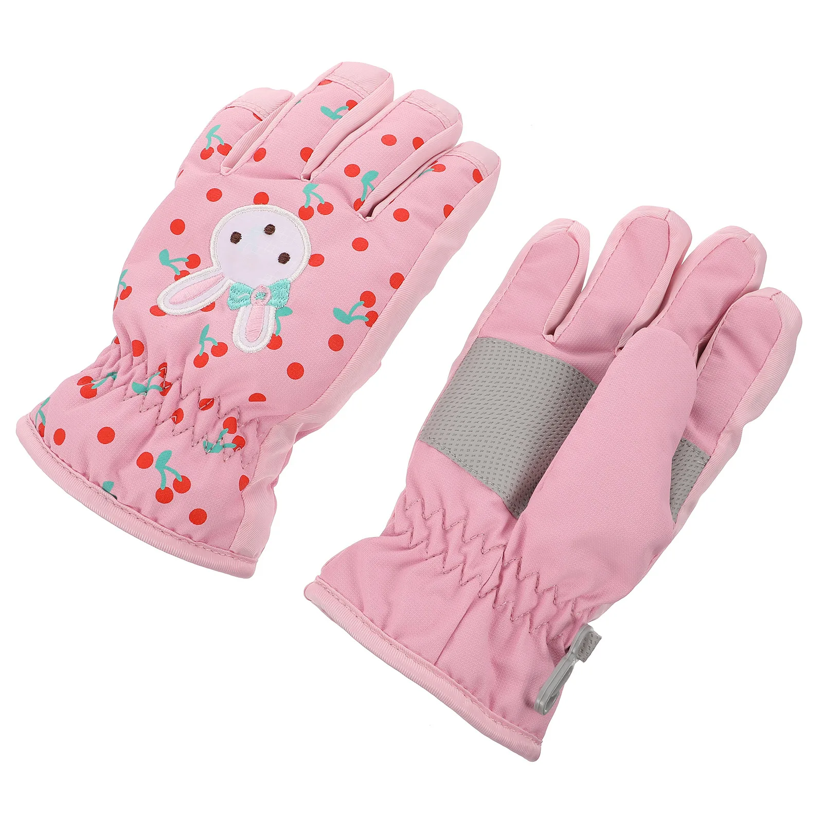 

Windproof Warm Gloves for Kids with Thickened Material Child Ski Gloves Winter Lovely Water Resistant Baby Skihandschuhe