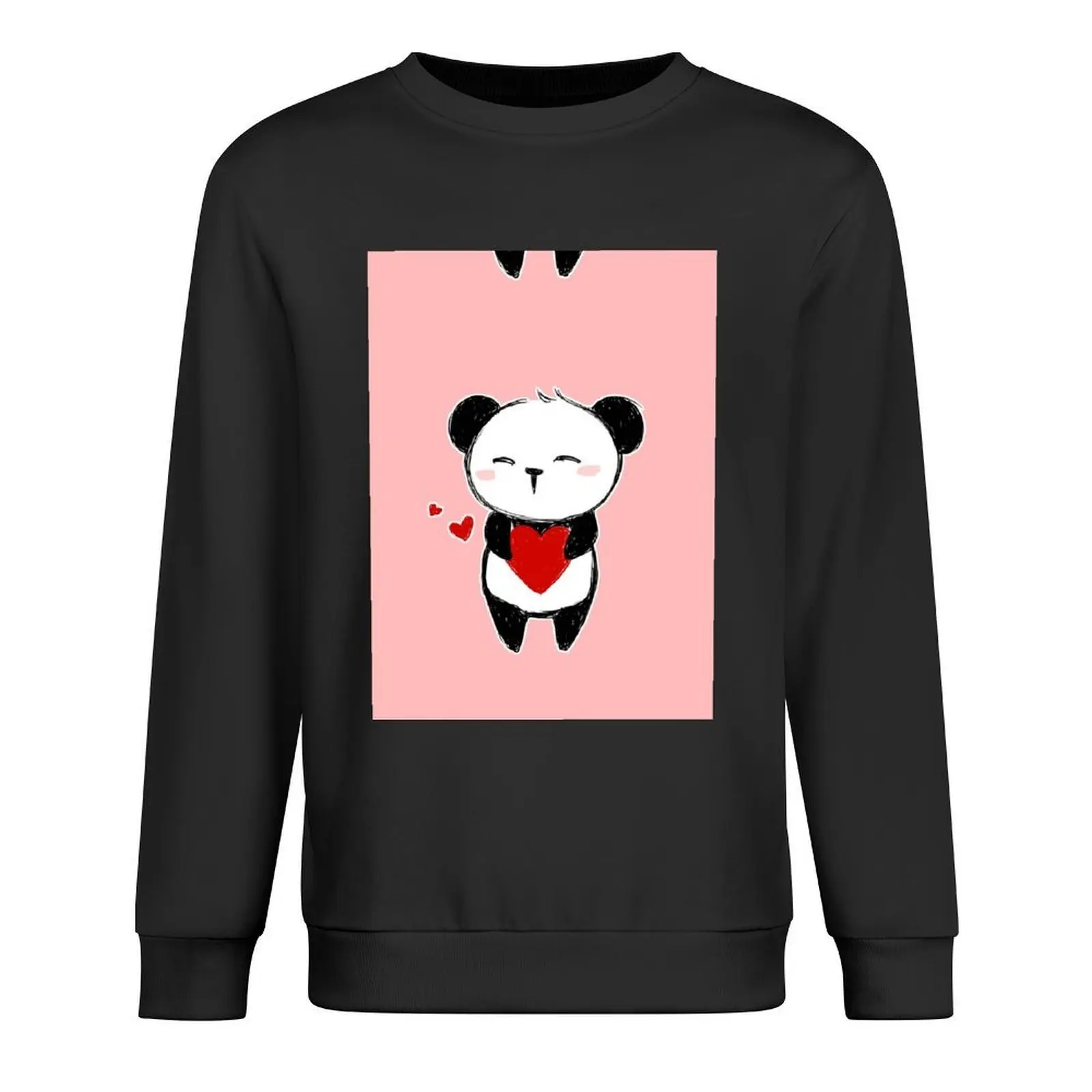 

Panda Love Pullover men wear men clothing japanese style tracksuit sports sweatshirt man