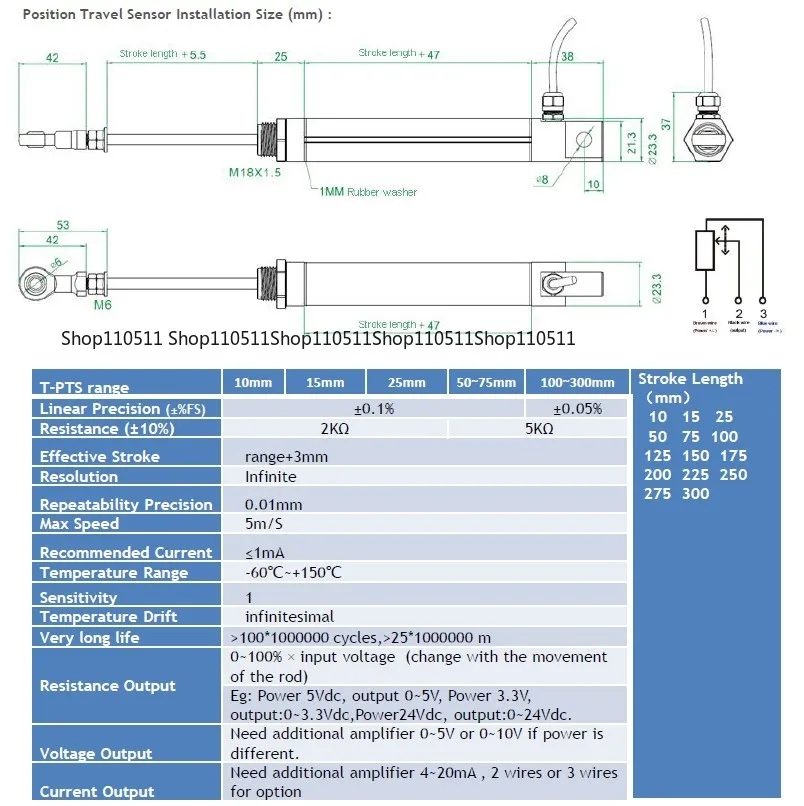 Travel Sensor With …